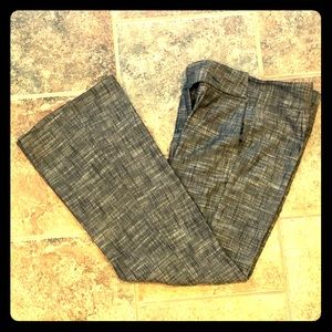 To The Max! Black & Gray Cotton Tweed  Dress Pant